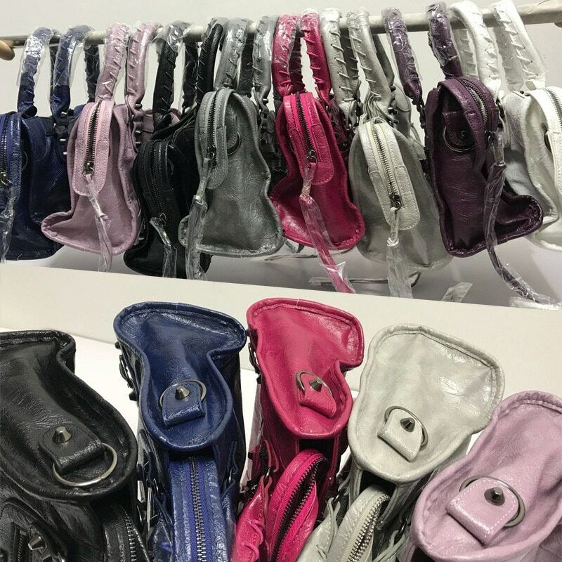 Luxury Handbags Soft Tassel Motorcycle Bag PU Leather Crossbody Shoulder Bag