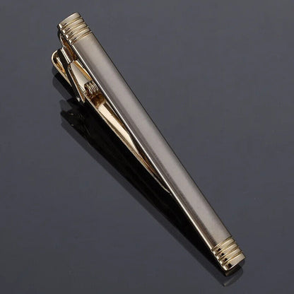 Men Business Necktie Clips 5.5cm Metal Ties Classic Simple Fashion Clasp Jewelry
