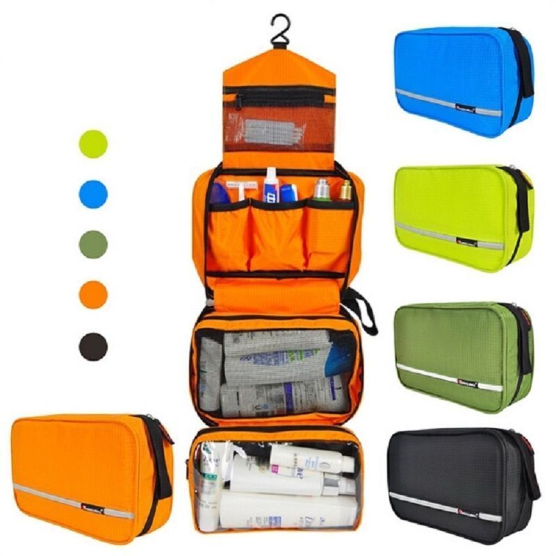 Large Waterproof Makeup Bag Travel Beauty Cosmetic Organizer Case Toiletry Pouch