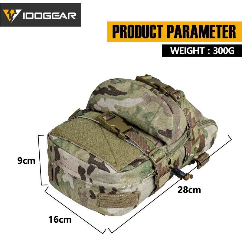 Tactical Hydration Pack Assault Pouch Mini Outdoor Sport Water Bags