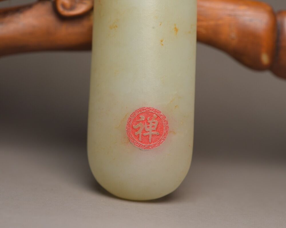 Chinese Top Natural Hetian Jade Carved Kwan Yin Statue Good Luck Pendant Jewelry