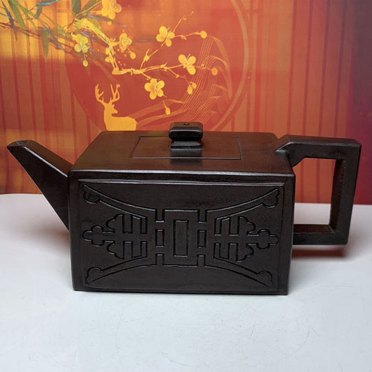 Vintage Chinese Yixing Purple Clay Teapot Zisha Ceremony Fashion Gift Teaware