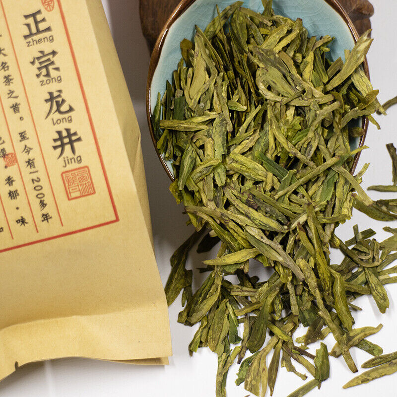2023 Premium Grade West Lake Dragon Well Green Tea Picked Before Qingming 300g
