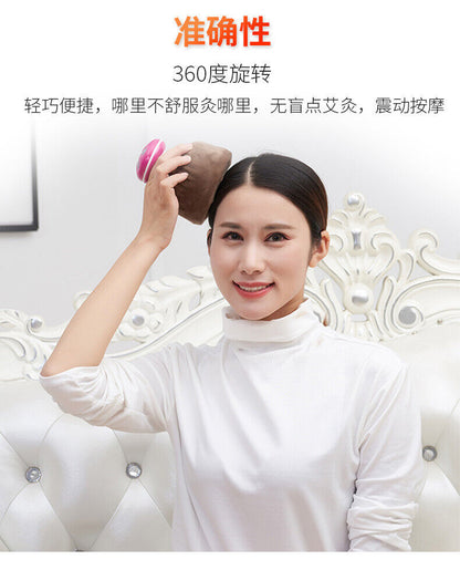 Electric Massage Moxibustion Box Portable Wormwood Roll Mugwort Moxa Tool 艾灸艾条艾草