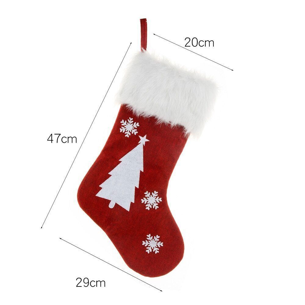Christmas Stockings Luminous Santa Socks Xmas Bag Christmas Tree Kids Gift
