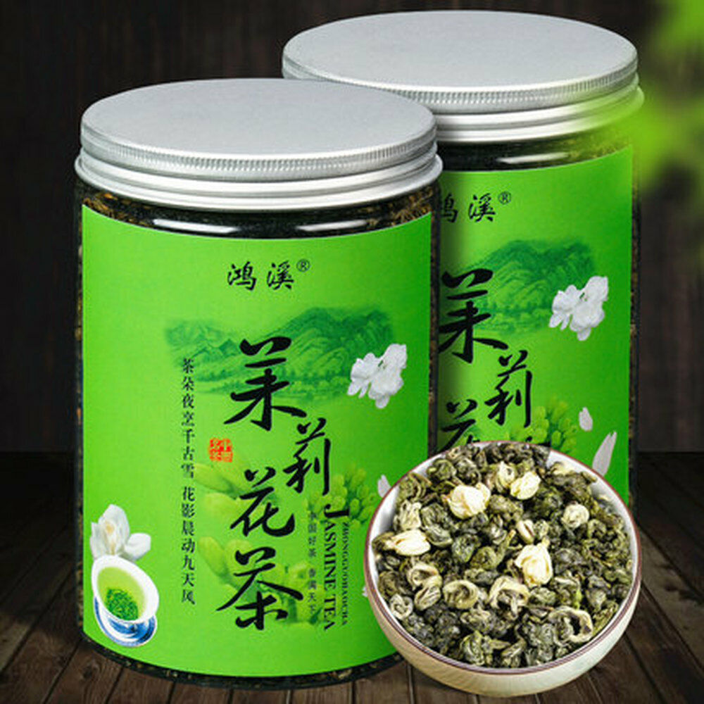 Premium Grade Jasmine Flowers Tea Natural Chinese Green Tea 100% Organic 250g-