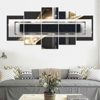 Modern Abstract Art 5 PCS Canvas Wall Art Painted Poster Home Decor