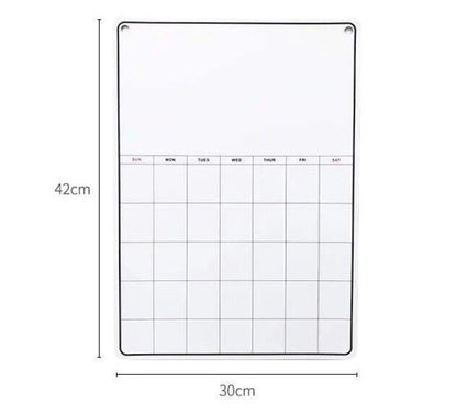 A3/42cm Magnetic Daily Weekly Monthly Planner Whiteboard Fridge Ref To Do List