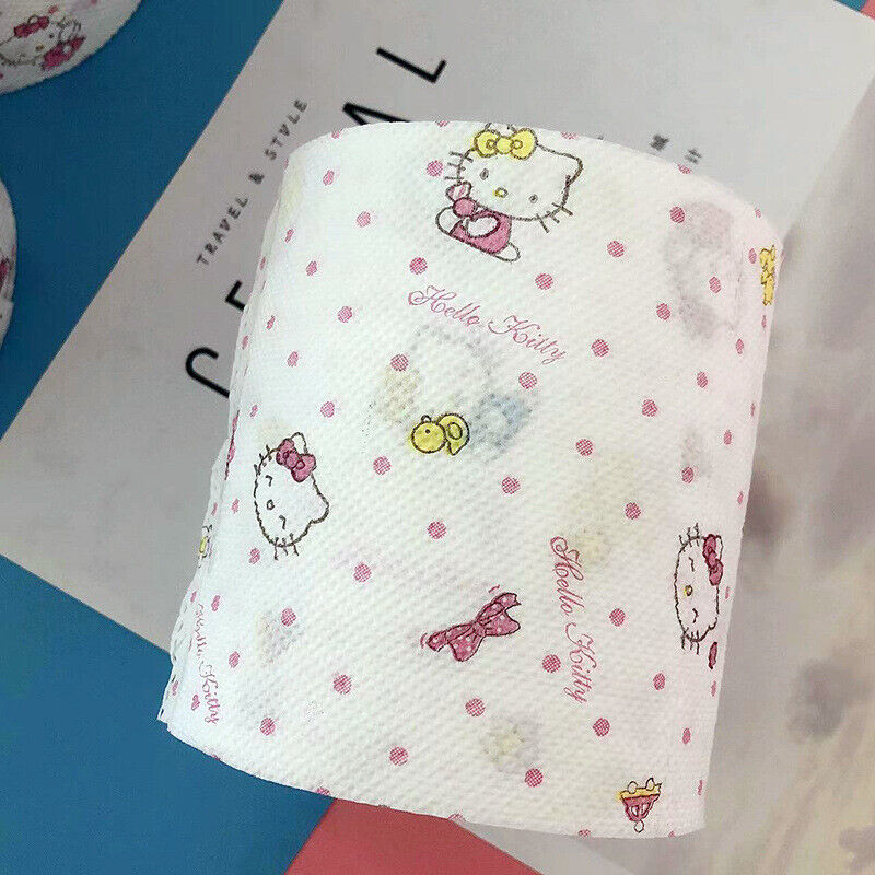 Hello Kitty Printed Toilet Paper Toilet Paper Household Roll Paper 1PCS