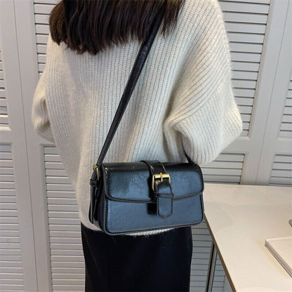 Crossbody Bags Women Pure Color Square Shoulder Messenger Bag