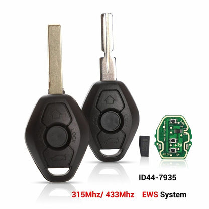 Remote Car Key EWS System BMW E38 E39 E46 X3 X5 Z3 Z4 1/3/5/7 Series 315/433MHz
