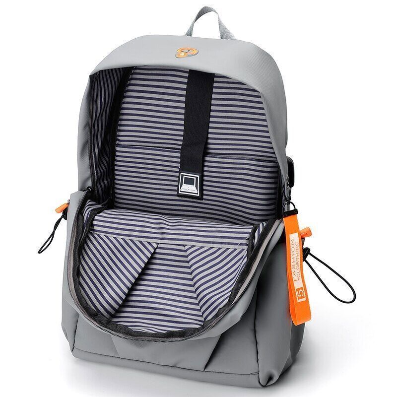 Men's Backpack Bag Travel Outdoor Sports Back Pack Youth School Bags Black