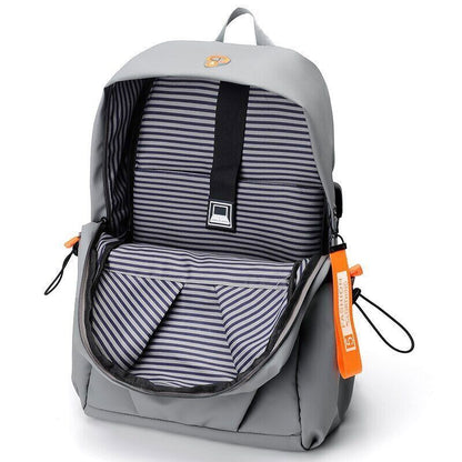Men's Backpack Bag Travel Outdoor Sports Back Pack Youth School Bags Black