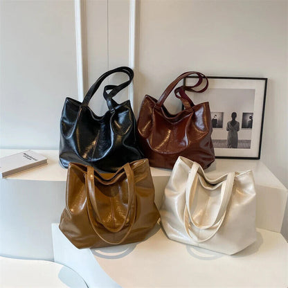 Big Shoulder Bags Women Tote Bag 2023 Winter Hand Bag Travel Handbag