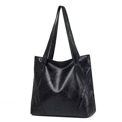 Fashion Women's Ladies Faux Leather Tote Bag Shopper Shoulder Bag Handbag