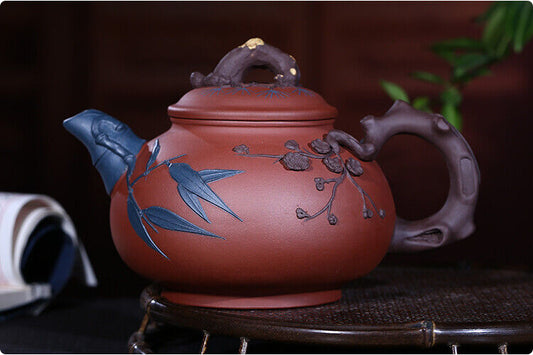 Chinese Yixing Zisha Clay Handmade Exquisite Teapot #8885522