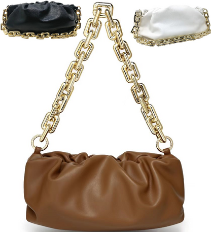 NEW Women Shell Handbag Shoulder Crossbody Bag Ladies PU Quilted Purse Tote Gift