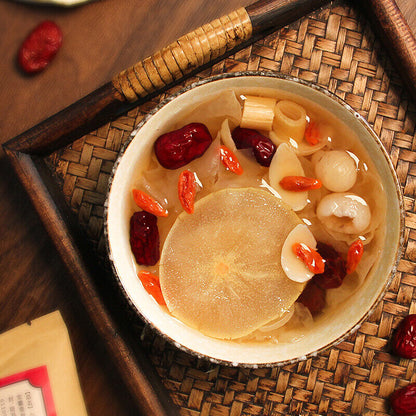 120g*3 Bags Of Pear Soup Boiled Longan Wolfberry Tremella Red Date Tea Soup