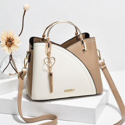 Women Faux Leather Shoulder Bag Tote Purse Handbags Messenger Crossbody Satchel