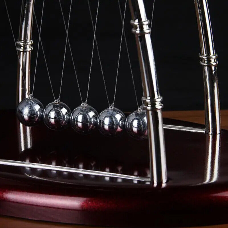 Newtons Cradle Science Pendulum Fun Development Educational Desk Toy Decorations