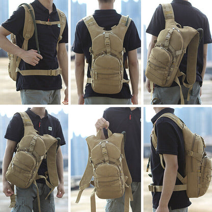 Tactical Backpack Water Bag Backpack Hiking Military Pouch Camping Daypack
