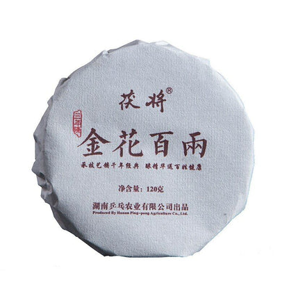 120g Bai Liang Golden Flower Dark Tea Hua Juan Tea Hunan Anhua BaiLiang Cha Bing