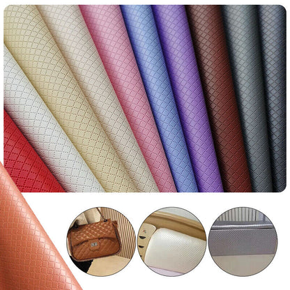 Diamond Fabric Quilted Car Bag Upholstery PU Leather Craft Headboard Sewing DIY