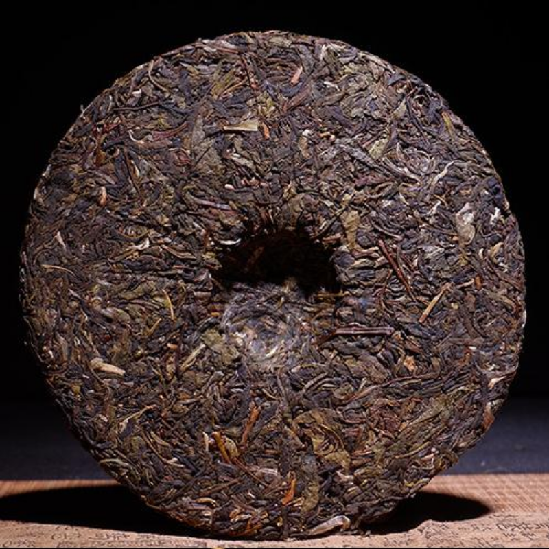 357g Yunnan Cooked Pu-erh Tea Bulang Puerh Ripe Tea Cake Organic Pu'er Black Tea