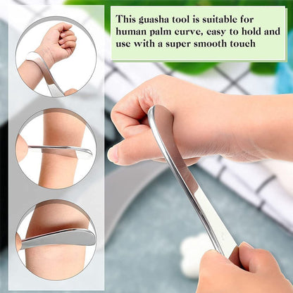 Gua Sha Massagers Stainless Steel Muscles Scraper Physical Therapy Scraping Tool