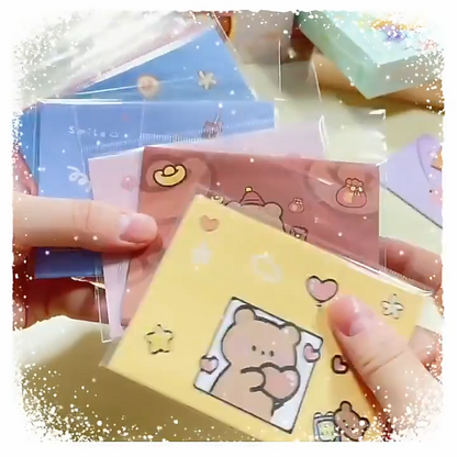 Greetings Card 50Pcs Cartoon Ins Student DIY Tanabata Teachers Day Wish Postcard