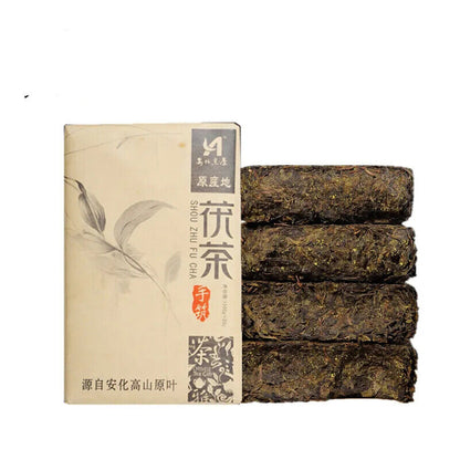 1000g Anhua Black Tea Brick Jinhua Golden Flower Tea Fu Zhuan Tea Collection Tea