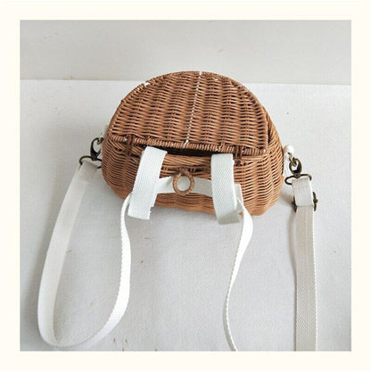 Small Big Back Basket Children Bicycle Basket Bag Basket Kid's Backpack