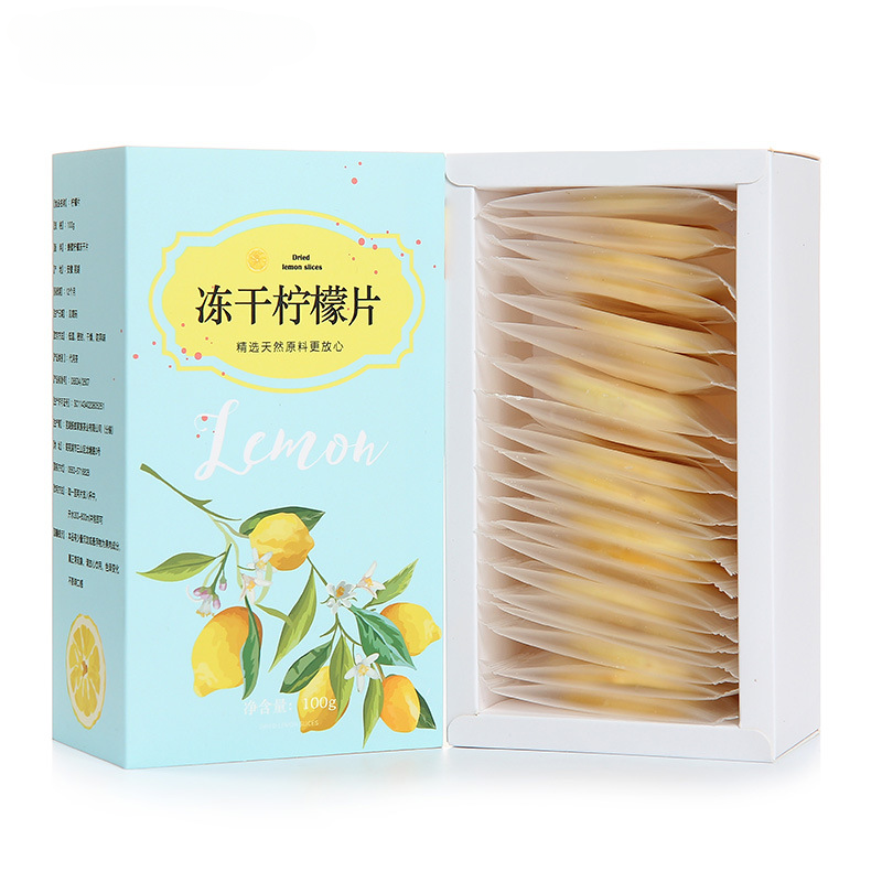 Honey Freeze-dried Lemon Slices Boxed Bag Tea, Fruit Slices, Flower Fruit Tea