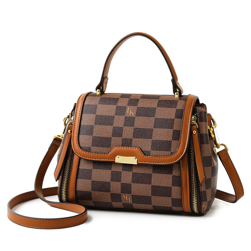 Ladies Faux Leather Shoulder Bag Tote Purse Handbags Messenger Crossbody Satchel