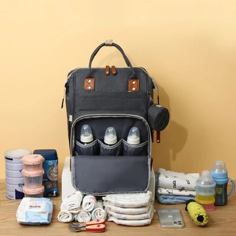USB Mummy Bag Baby Care Mom Backpack Mummy Maternity Bag Baby Pregnant Bag