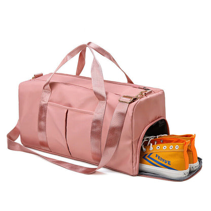 Waterproof Nylon Sports Bags Men Women Training Fitness Travel Handbags Outdoor