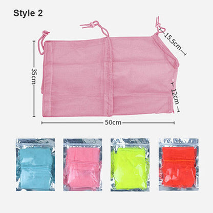 Mesh Cat Grooming Bath Bag Adjustable Pet Nail Trim Washing Clean Restraint Bag