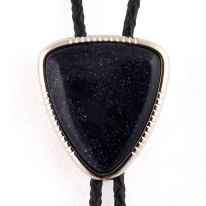 Men Bolo Ties Natural Agate Genuine Leather Rope Western Cowboy Jewelry Neckties
