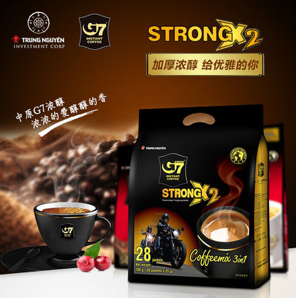 G7 Coffee Pure 3 In 1 Instant Coffee 700g/1200g Powder Vietnamese Strong*2