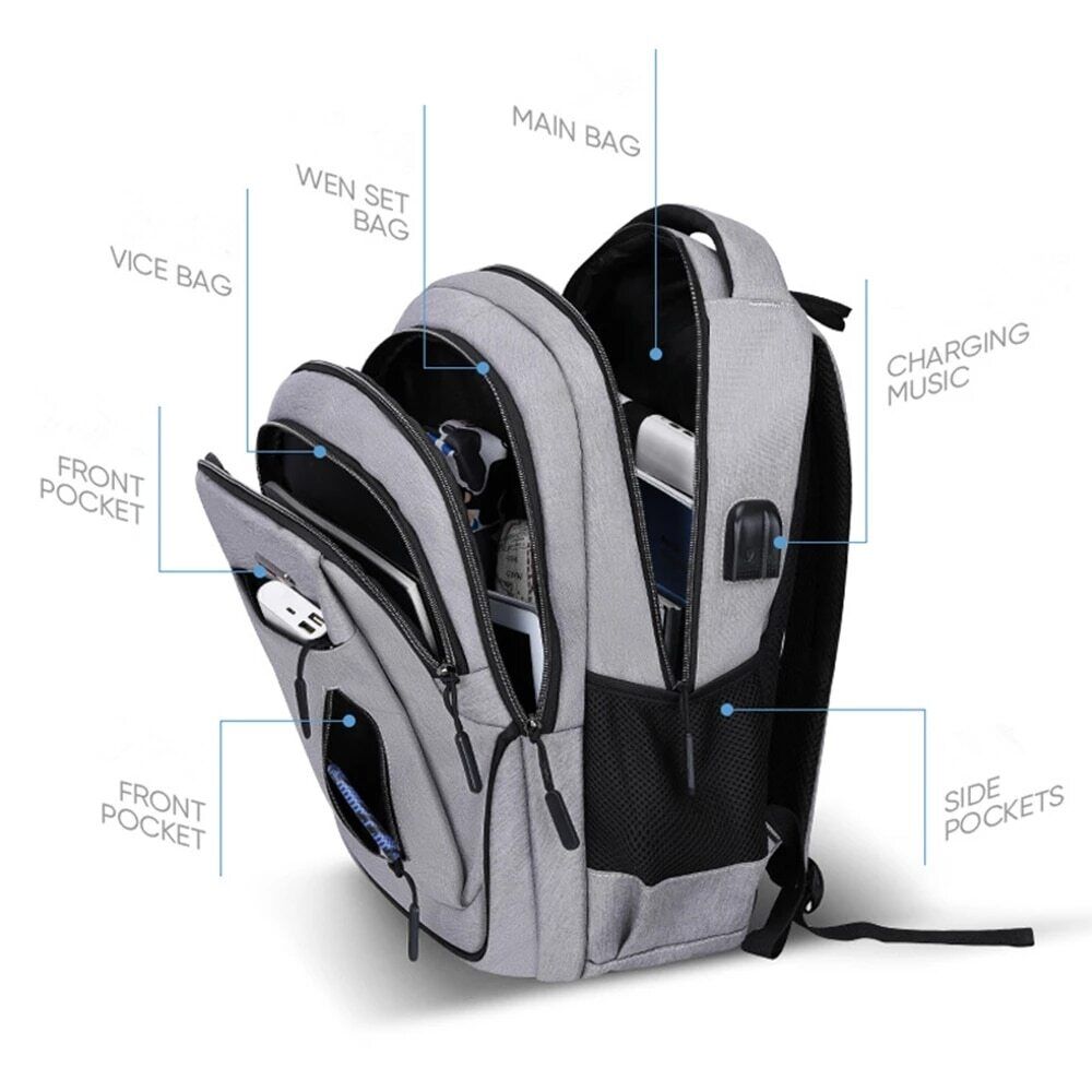 Laptop Backpack Computer SchoolBag Business Bag Rucksack Daypack Bags