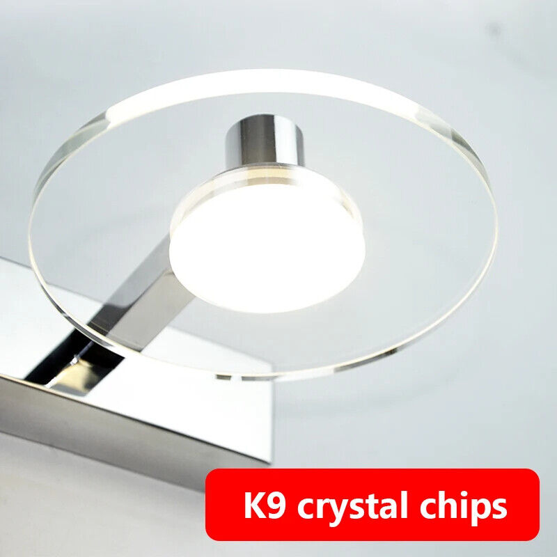 Wall Lamp Acrylic Mirror Headlight Bedroom Makeup Lamp Waterproof Anti-Fog Light