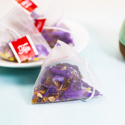 FullChea - 25 pcs Egyptian Blue Lotus Flower Tea Bags Premium Lotus Herba Tea