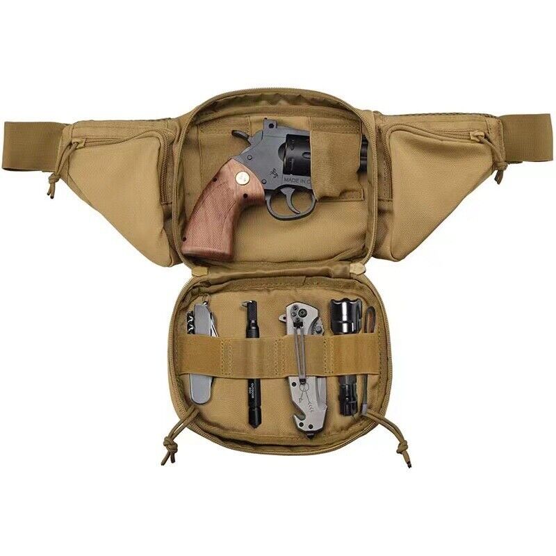 Men Waist Pack Nylon Pouch Army Military Hunting Climbing Camping Belt Bag