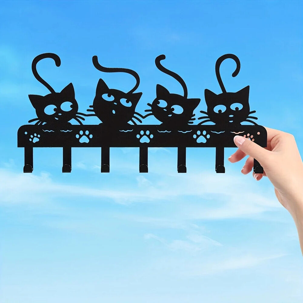 Multi-Purpose Cat Hooks - Keys, Clothes, Towels,Decorative Hooks Towel Rack