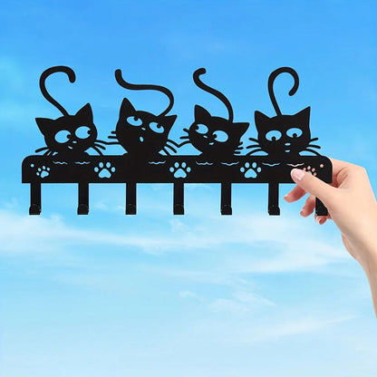 Multi-Purpose Cat Hooks - Keys, Clothes, Towels,Decorative Hooks Towel Rack