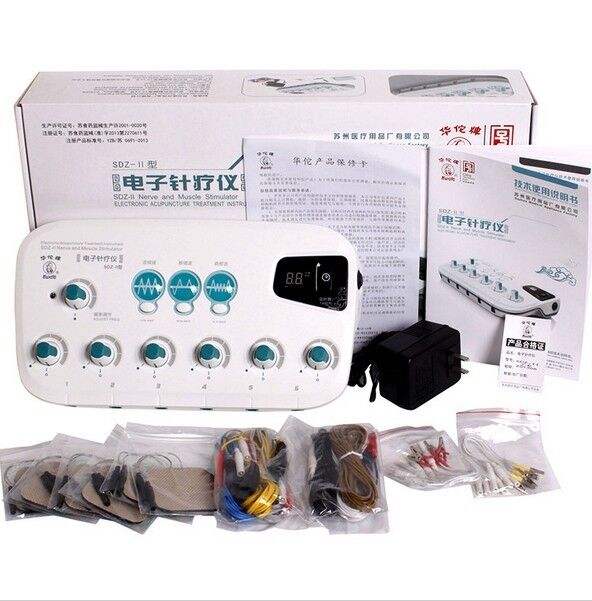 Hwato Upgrade SDZ-II electronic acupuncture and moxibustion stimulator 6 output channel-