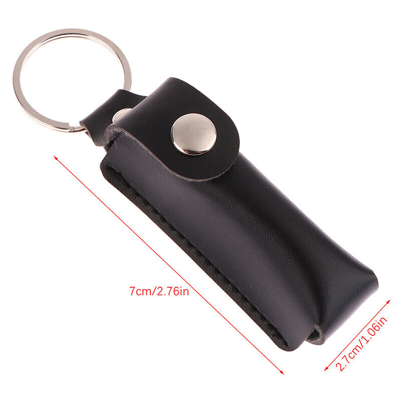 USB Case Protective Bag Portable Pocket Leather Key Ring For Usb Flash Drive