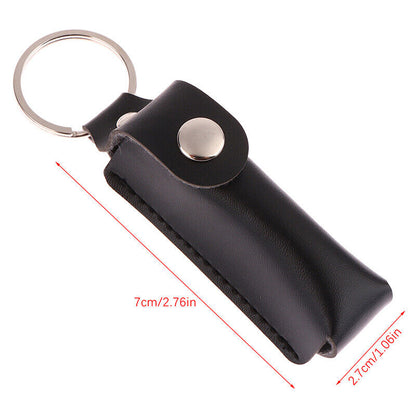 USB Case Protective Bag Portable Pocket Leather Key Ring For Usb Flash Drive