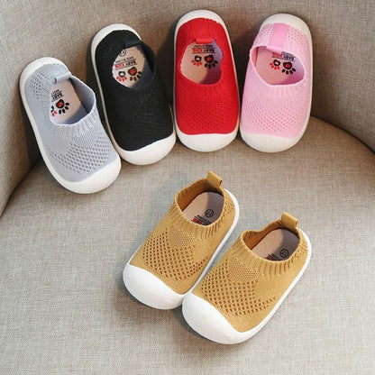 First Walkers Shoes Kid Baby Breathable Infant Toddler Girl Boy Casual Mesh Soft