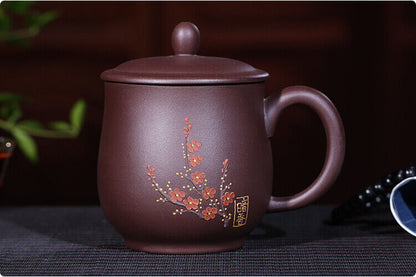 Chinese Yixing Zisha Clay Puyu Teacup,420cc